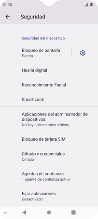 Pulsa Bloqueo de pantalla e introduce el código de seguridad extra que has creado anteriormente. Pulsa Bloqueo de pantalla e introduce el código de seguridad extra que has creado anteriormente.