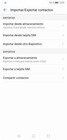 Pulsa Importar desde tarjeta SIM. Pulsa Importar desde tarjeta SIM.