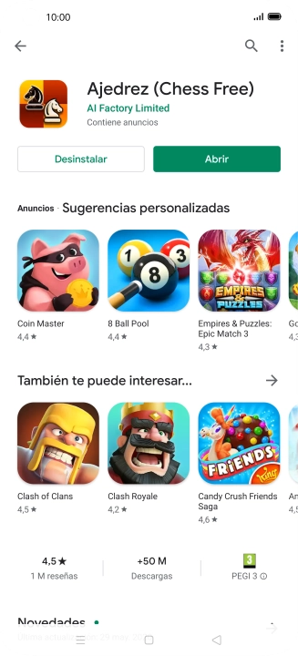 Pulsa la tecla de inicio para terminar y regresar a la pantalla de inicio. Pulsa la tecla de inicio para terminar y regresar a la pantalla de inicio.