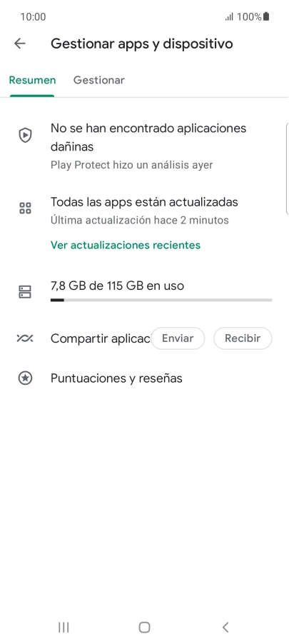 Pulsa Gestionar. Pulsa Gestionar.