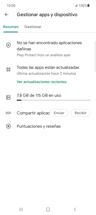 Pulsa Gestionar. Pulsa Gestionar.