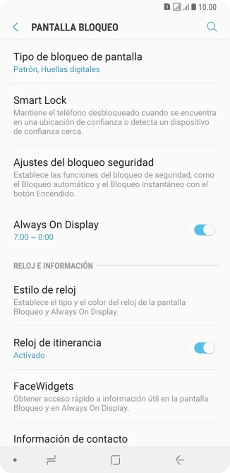 Pulsa Tipo de bloqueo de pantalla e introduce el código de seguridad extra que has creado anteriormente. Pulsa Tipo de bloqueo de pantalla e introduce el código de seguridad extra que has creado anteriormente.