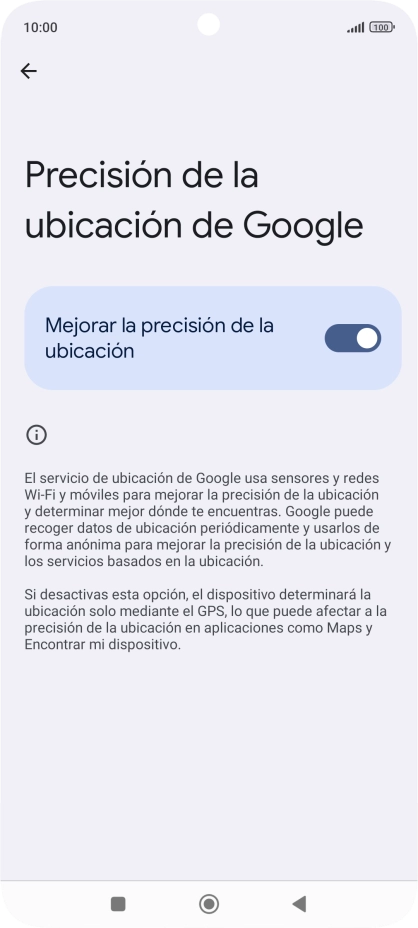 Si pulsas el indicador junto a Si pulsas el indicador junto a