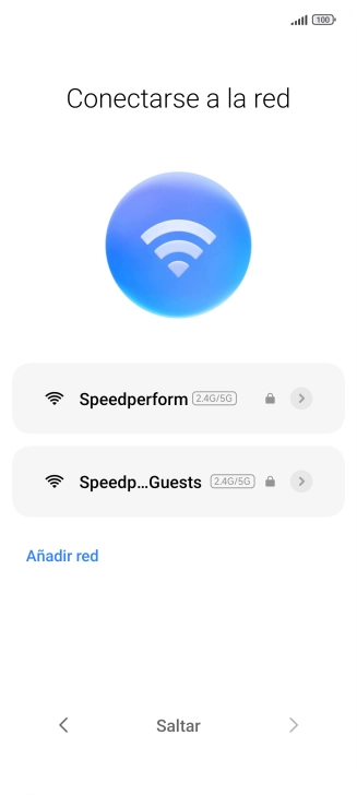 Pulsa la red wifi deseada. Pulsa la red wifi deseada.