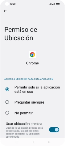Pulsa el ajuste deseado. Pulsa el ajuste deseado.