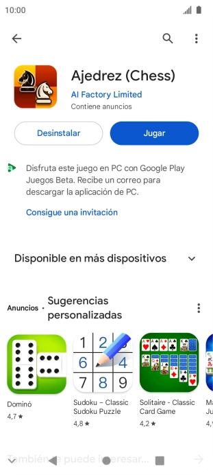 Pulsa la tecla de inicio para terminar y regresar a la pantalla de inicio. Pulsa la tecla de inicio para terminar y regresar a la pantalla de inicio.