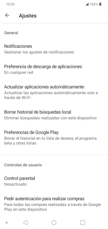 Pulsa Actualizar aplicaciones automáticamente. Pulsa Actualizar aplicaciones automáticamente.