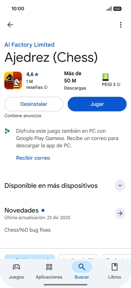 Pulsa Desinstalar.