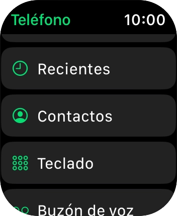 Pulsa Contactos.