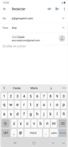 Pulsa el contacto deseado. Pulsa el contacto deseado.