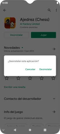 Pulsa Desinstalar. Pulsa Desinstalar.