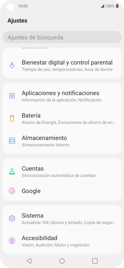Pulsa Cuentas.