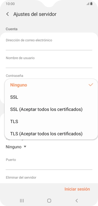 Pulsa Ninguno para desactivar la función. Pulsa Ninguno para desactivar la función.