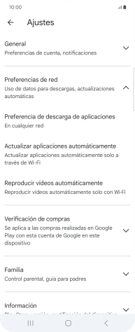 Pulsa Actualizar aplicaciones automáticamente. Pulsa Actualizar aplicaciones automáticamente.