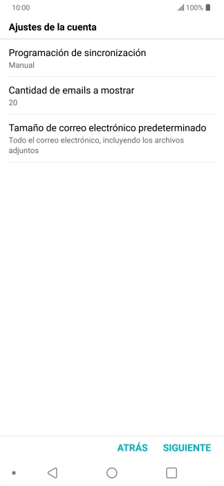Pulsa Programación de sincronización. Pulsa Programación de sincronización.
