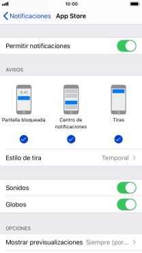 Pulsa el indicador junto a 