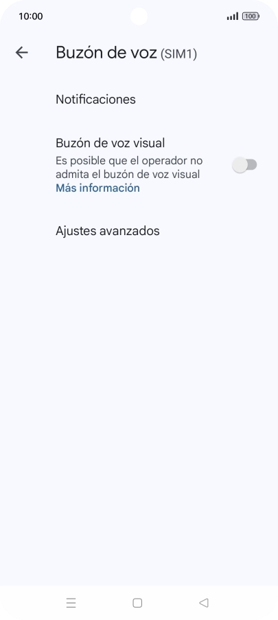 Pulsa Ajustes avanzados. Pulsa Ajustes avanzados.