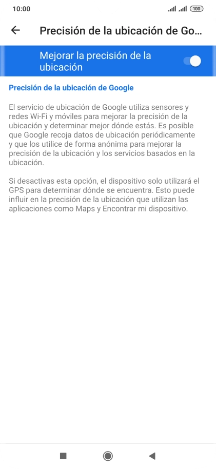 Si pulsas el indicador junto a Si pulsas el indicador junto a