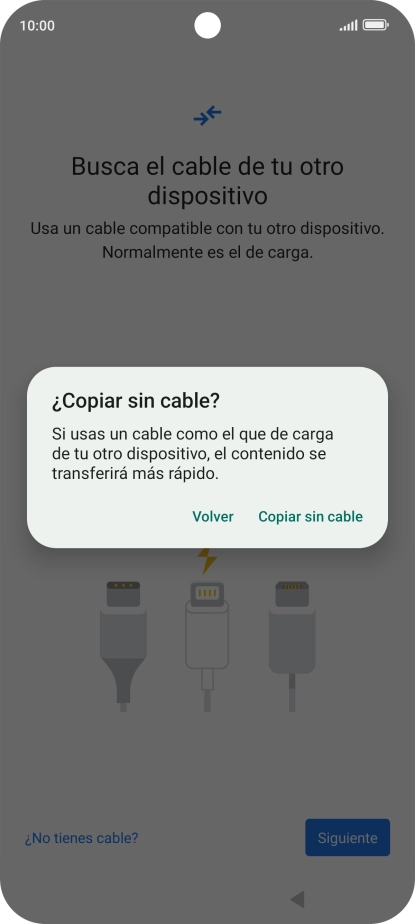 Pulsa Copiar sin cable. Pulsa Copiar sin cable.