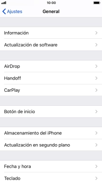Pulsa Fecha y hora.