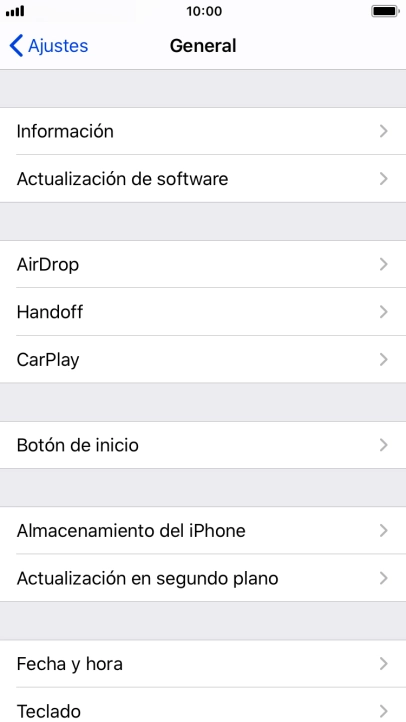 Pulsa Fecha y hora.