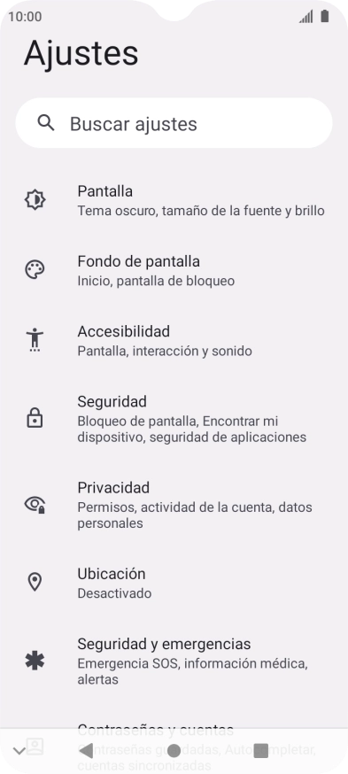 Pulsa Seguridad. Pulsa Seguridad.
