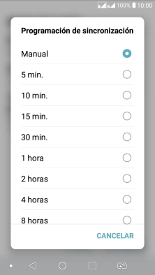Pulsa el ajuste deseado. Pulsa el ajuste deseado.