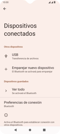 Pulsa Emparejar nuevo dispositivo. Pulsa Emparejar nuevo dispositivo.