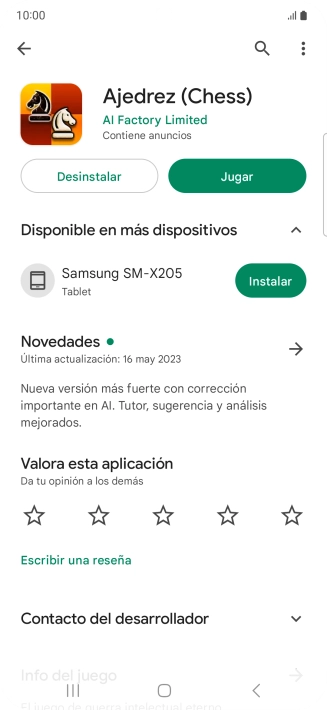 Pulsa Desinstalar. Pulsa Desinstalar.
