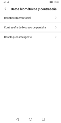 Pulsa Contraseña de bloqueo de pantalla.