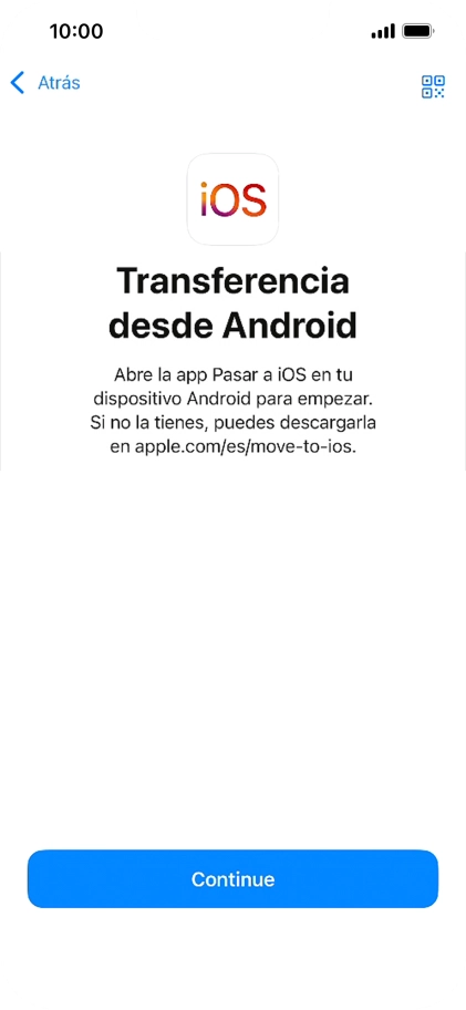 Para transferir contenido a tu teléfono, tienes que haber instalado la app Para transferir contenido a tu teléfono, tienes que haber instalado la app