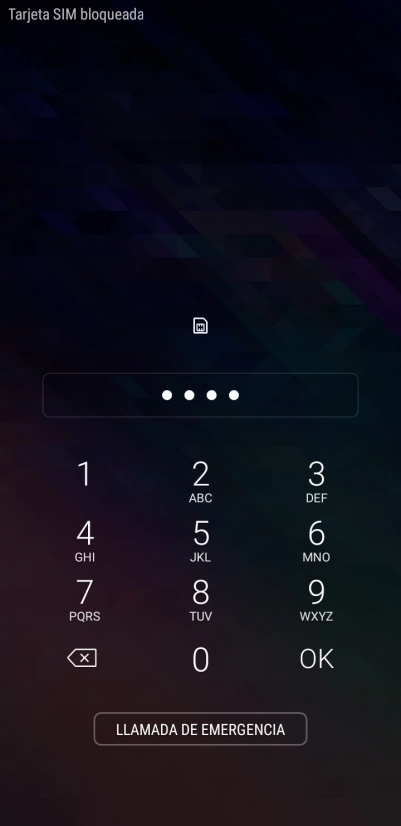 Si lo solicita el teléfono, introduce el código PIN y pulsa OK. Si lo solicita el teléfono, introduce el código PIN y pulsa OK.
