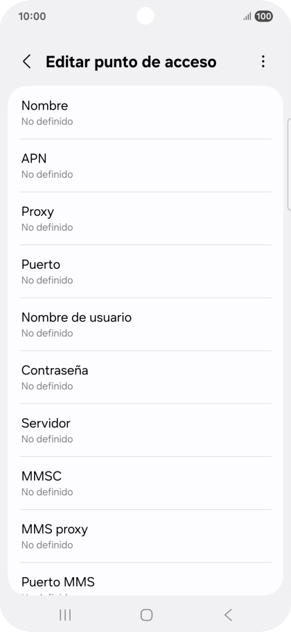 Pulsa Nombre.
