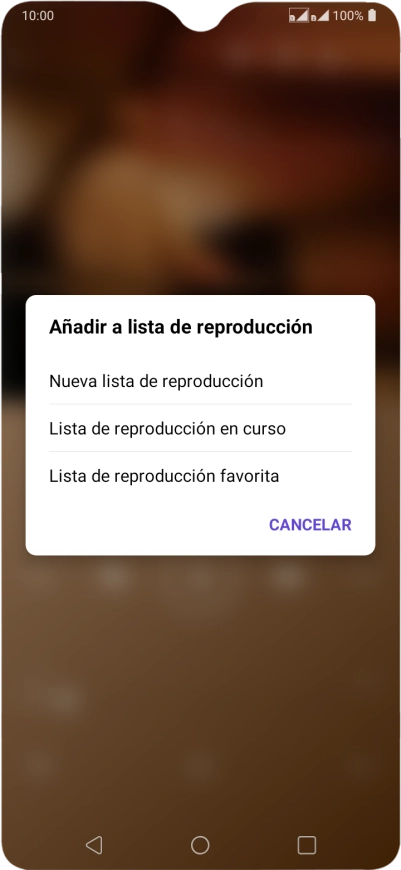 Pulsa Nueva lista de reproducción. Pulsa Nueva lista de reproducción.