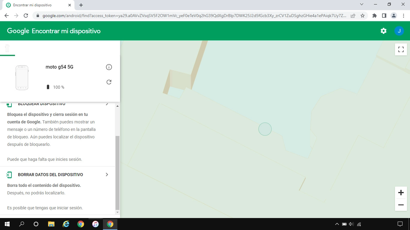 Haz clic en BORRAR DATOS DEL DISPOSITIVO y sigue las indicaciones de la pantalla para eliminar todo el contenido de tu teléfono. Ten en cuenta que ya no podrás utilizar la función de 