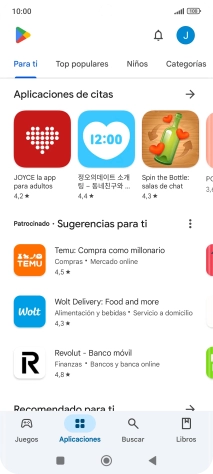 Pulsa el icono de perfil. Pulsa el icono de perfil.