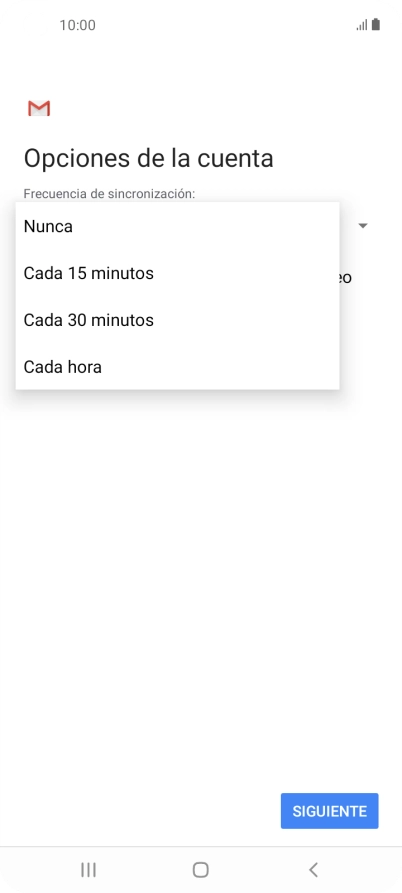 Pulsa el ajuste deseado. Pulsa el ajuste deseado.