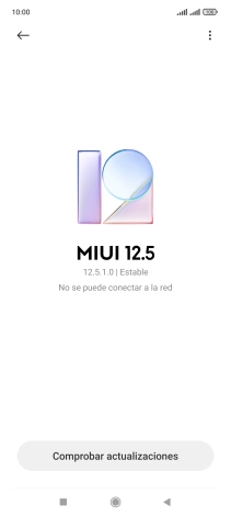 Pulsa Comprobar actualizaciones. Si hay una versión de software nueva disponible, aparecerá ahora en la pantalla. Sigue las indicaciones de la pantalla para actualizar el software del teléfono. Pulsa Comprobar actualizaciones. Si hay una versión de software nueva disponible, aparecerá ahora en la pantalla. Sigue las indicaciones de la pantalla para actualizar el software del teléfono.