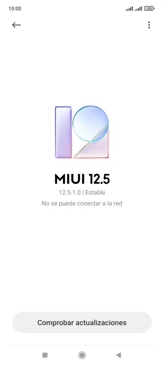 Pulsa Comprobar actualizaciones. Si hay una versión de software nueva disponible, aparecerá ahora en la pantalla. Sigue las indicaciones de la pantalla para actualizar el software del teléfono. Pulsa Comprobar actualizaciones. Si hay una versión de software nueva disponible, aparecerá ahora en la pantalla. Sigue las indicaciones de la pantalla para actualizar el software del teléfono.