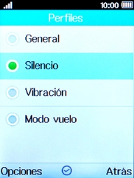 Selecciona otro modo para desactivar el modo silencioso. Selecciona otro modo para desactivar el modo silencioso.
