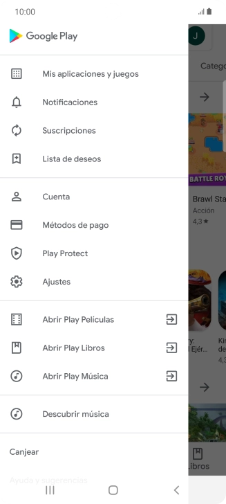 Pulsa Mis aplicaciones y juegos.