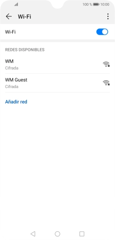 Pulsa la red wifi deseada. Pulsa la red wifi deseada.
