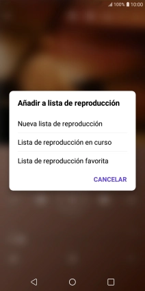 Pulsa Nueva lista de reproducción. Pulsa Nueva lista de reproducción.
