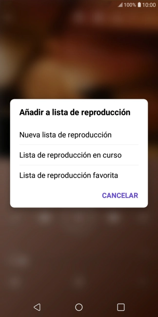Pulsa Nueva lista de reproducción. Pulsa Nueva lista de reproducción.