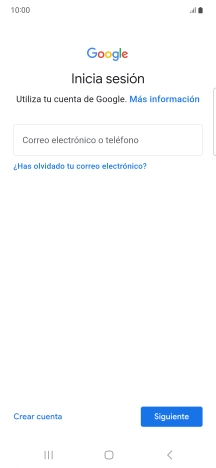 Si no tienes una cuenta de Google, pulsa Crear cuenta y sigue las indicaciones de la pantalla para ver cómo crear una cuenta nueva. Si no tienes una cuenta de Google, pulsa Crear cuenta y sigue las indicaciones de la pantalla para ver cómo crear una cuenta nueva.