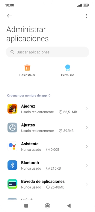 Pulsa la app deseada. Pulsa la app deseada.