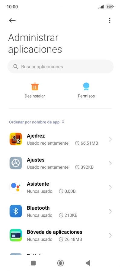 Pulsa la app deseada. Pulsa la app deseada.