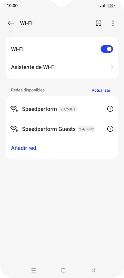Pulsa la red wifi deseada. Pulsa la red wifi deseada.