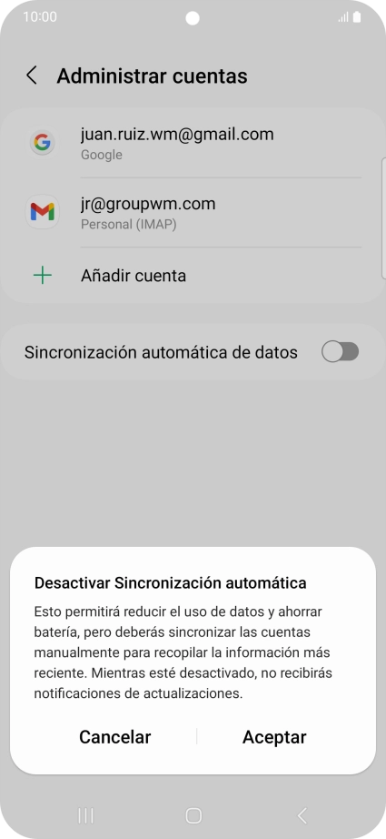 Pulsa Aceptar. Pulsa Aceptar.