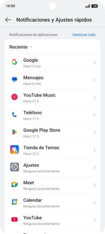 Pulsa Gestionar todo. Pulsa Gestionar todo.